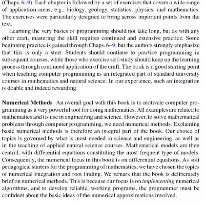Programming For Computations - Python