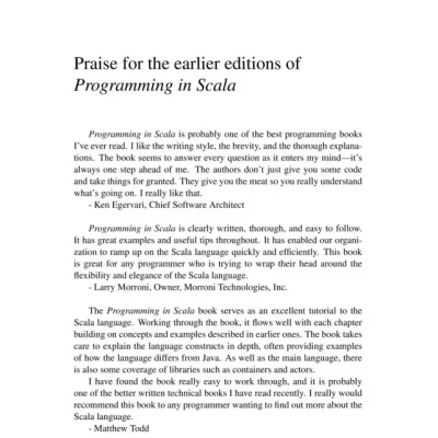 Programming in Scala Updated for Scala 2.12