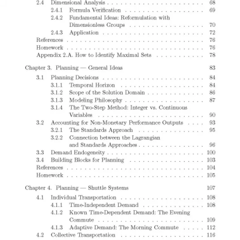 Public transportation systems principles of system design