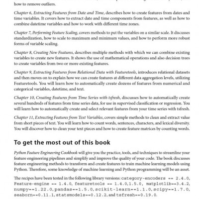 Python Feature Engineering Cookbook (sách gia công)