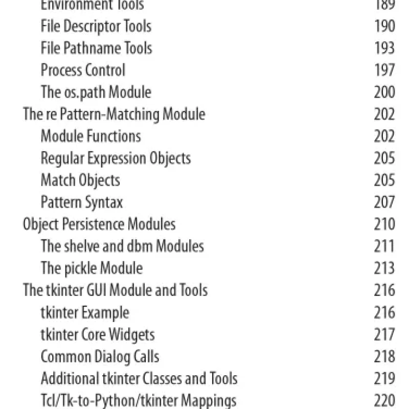 Python Pocket Reference, 5th Edition