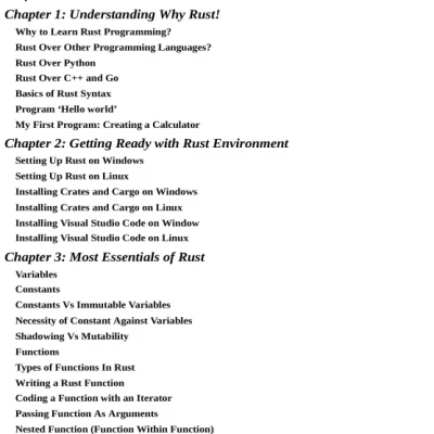 Rust In Practice A Programmers Guide