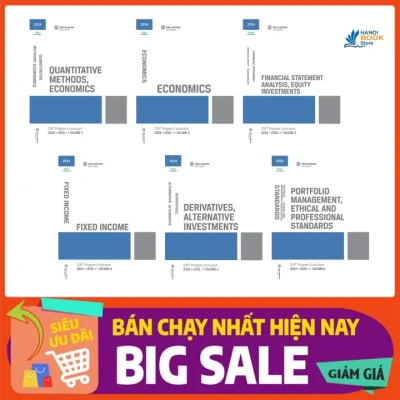 Sách 2024 CFA Program Curriculum Level I (1-6) - Hanoi bookstore