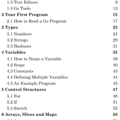 Sách An Introduction to Programming in Go