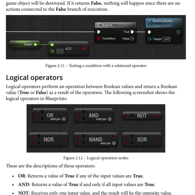 Sách Blueprints Visual Scripting for Unreal Engine 5