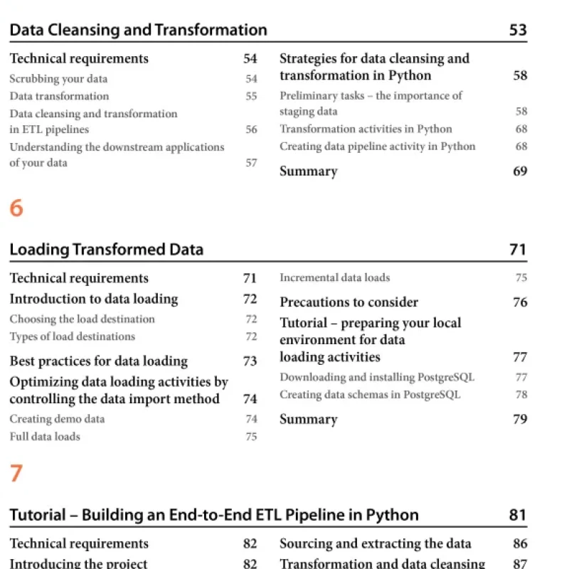 Sách Building ETL Pipelines with Python Create and deploy enterprise-ready ETL pipelines by employing modern methods