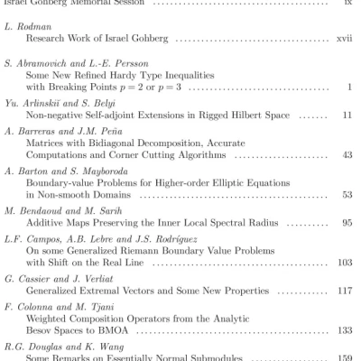 Sách Concrete Operators, Spectral Theory, Operators in Harmonic Analysis and Approximation 22nd