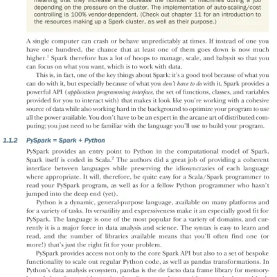 Sách Data Analysis with Python and PySpark