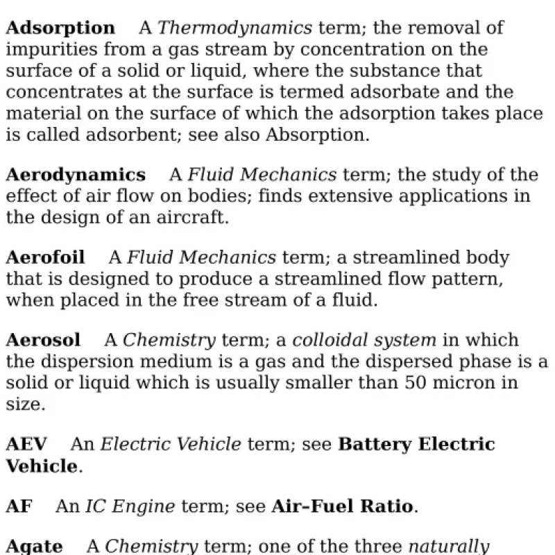 Sách Dictionary of Mechanical Engineering
