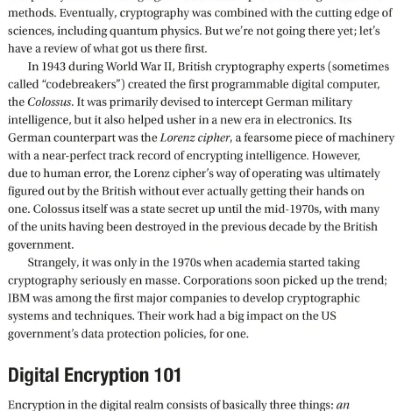 Sách Encryption For Organizations And Individuals Basics Of Contemporary And Quantum Cryptography