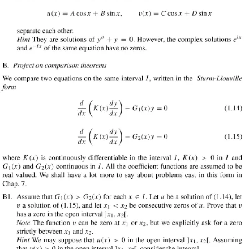 Sách Essential Ordinary Differential Equations