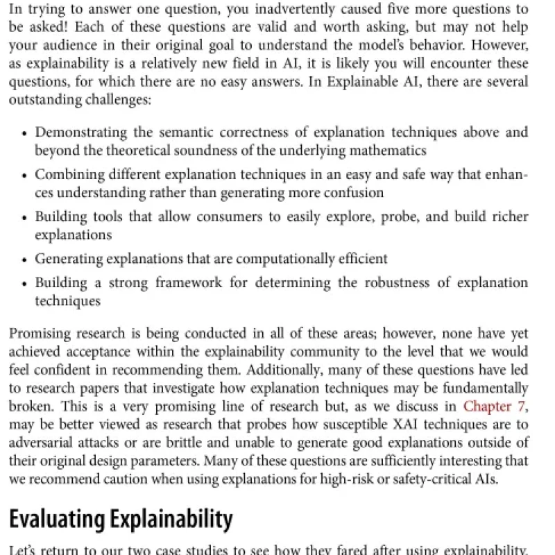 Sách Explainable AI for Practitioners Designing and Implementing Explainable ML Solutions
