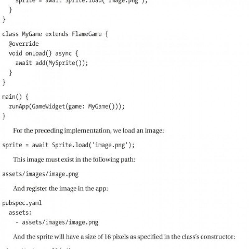 Sách Flame Game Development Your Guide to Creating Cross-Platform Games in 2D Using Flame Engine in Flutter 3