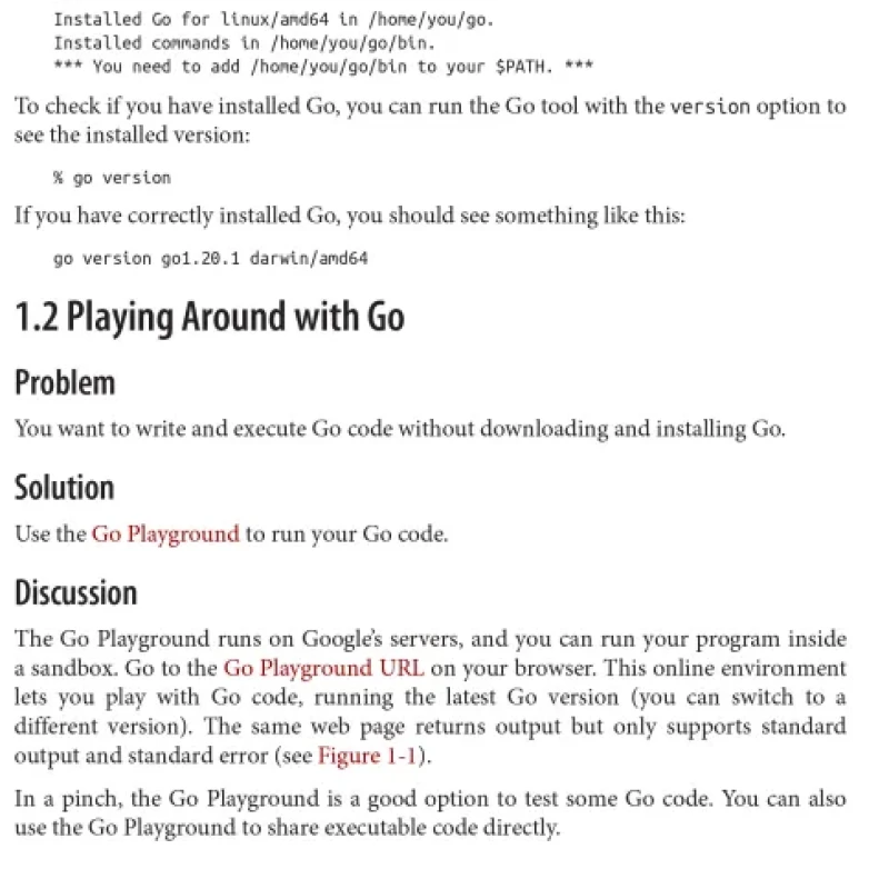 Sách Go Cookbook Expert Solutions for Commonly Needed Go Tasks