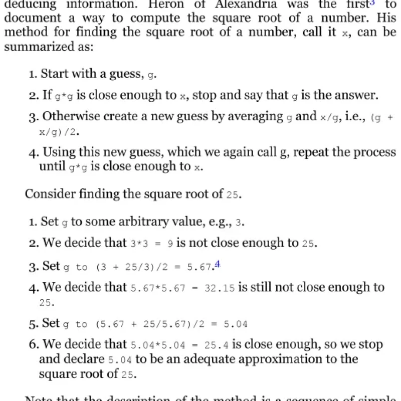 Sách Introduction to Computation and Programming Using Python