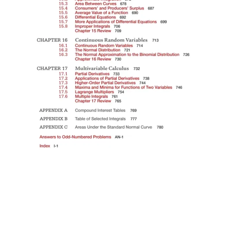 Sách Introductory Mathematical Analysis for Business, Economics, and the Life and Social Sciences