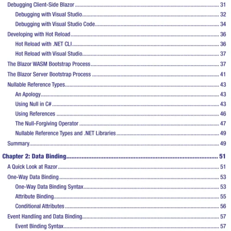Sách Microsoft Blazor Building Web Applications in .NET 6 and Beyond - Third Edition