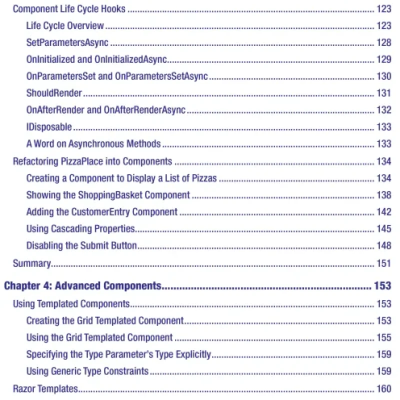 Sách Microsoft Blazor Building Web Applications in .NET 6 and Beyond - Third Edition