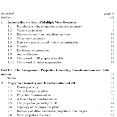 Sách Multiple View Geometry in Computer Vision