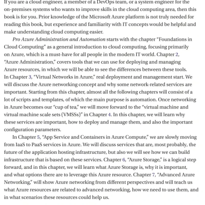 Sách Pro Azure Administration and Automation A Comprehensive Guide to Successful Cloud Management