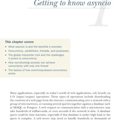 Sách Python Concurrency with asyncio