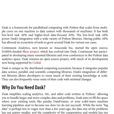 Sách Scaling Python with Dask From Data Science to Machine Learning