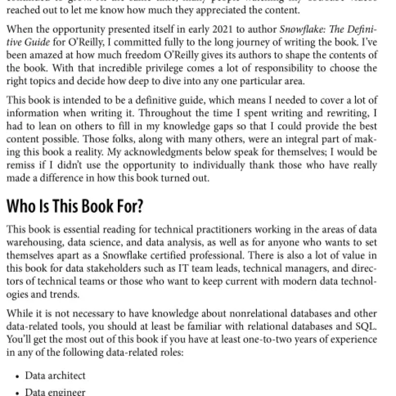 Sách Snowflake The Definitive Guide Architecting, Designing, and Deploying on the Snowflake Data Cloud