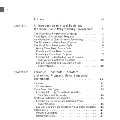 Sách Visual Basic Programs to Accompany Programming Logic and Design