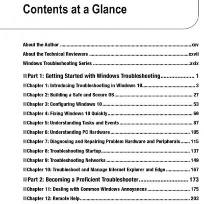 Sách Windows 10 Troubleshooting - ACB Bookstore
