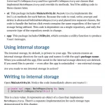 Saving Data on Android