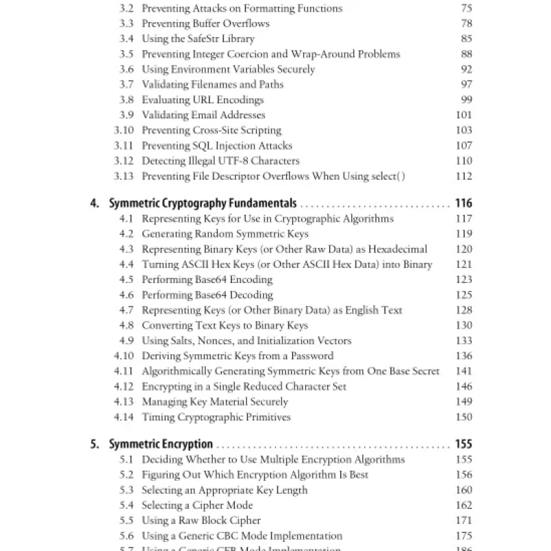 Secure Programming Cookbook for C and C++