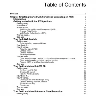 Serverless Programming Cookbook