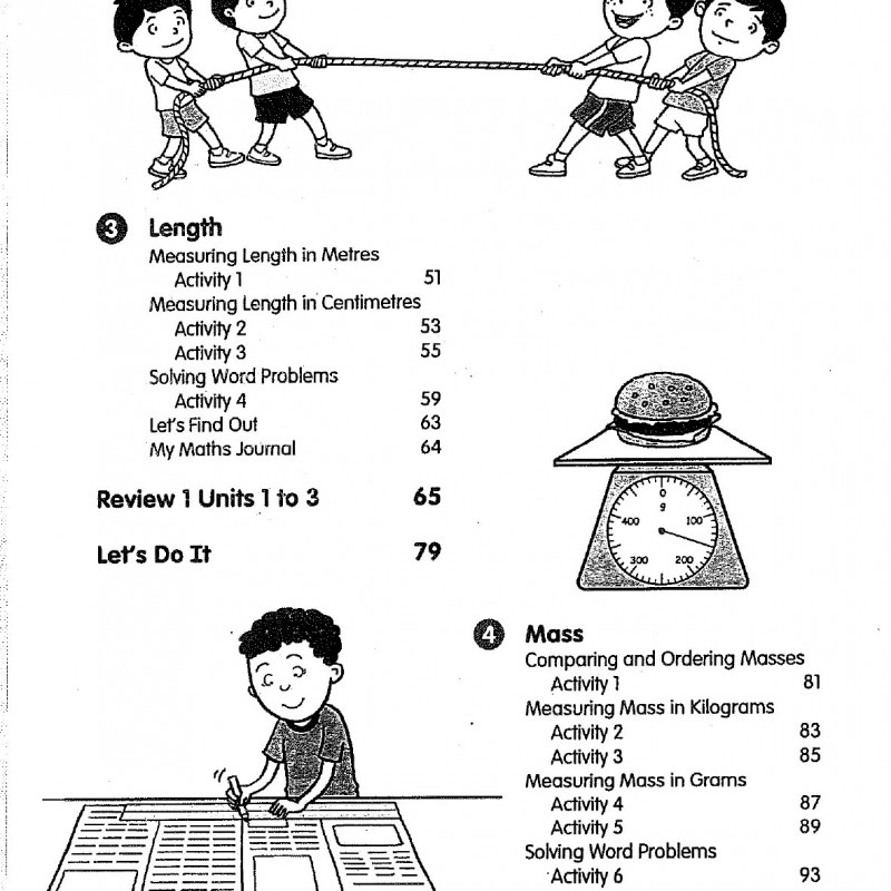 Shaping maths activity book 2A (Sách đen trắng)