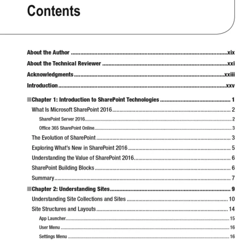 SharePoint 2016 Users Guide