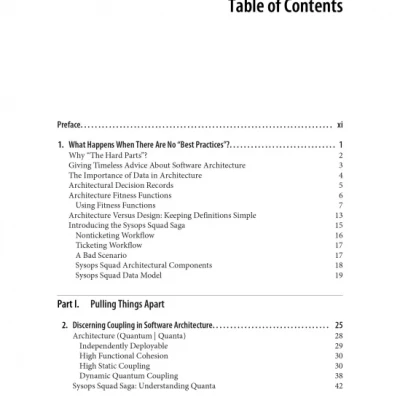 Software Architecture: The Hard Parts