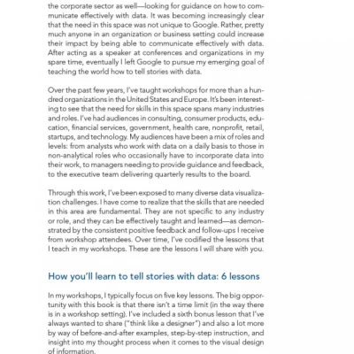 Storytelling with Data A Data Visualization Guide for Business Professionals