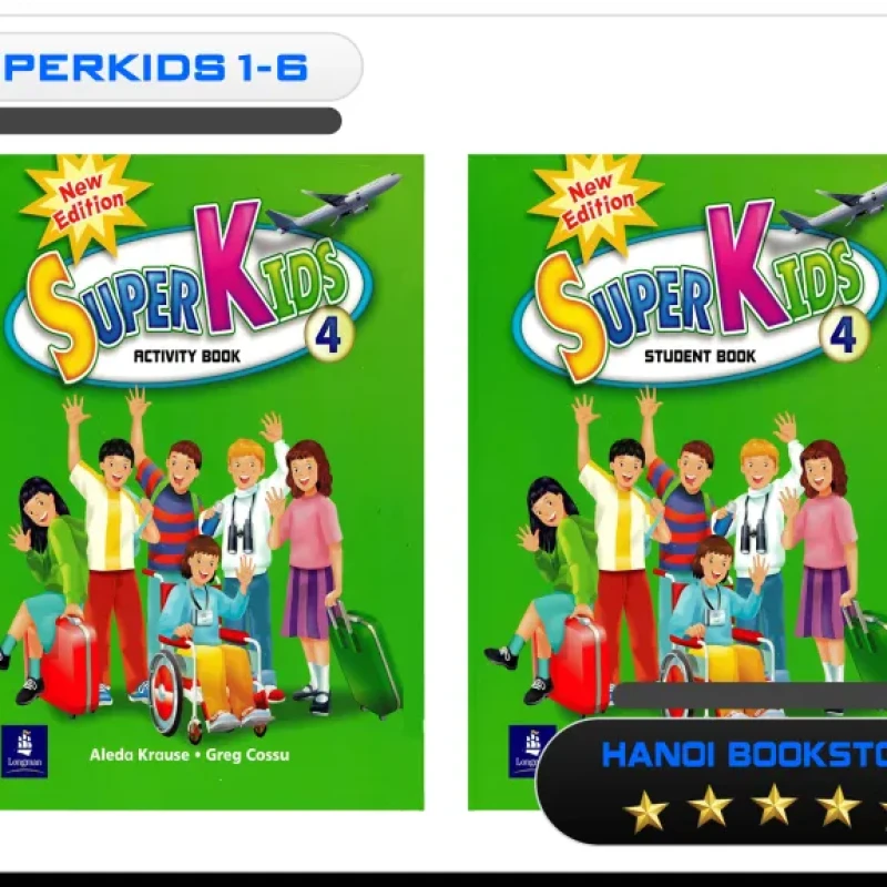 Superkids New Edition Level 1,2,3,4,5,6 (Sách Tiếng Anh dành cho bé)