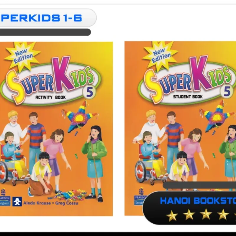 Superkids New Edition Level 1,2,3,4,5,6 (Sách Tiếng Anh dành cho bé)