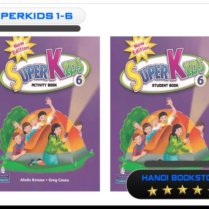 Superkids New Edition Level 1,2,3,4,5,6 (Sách Tiếng Anh dành cho bé)