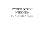 System Design Interview Fundamentals