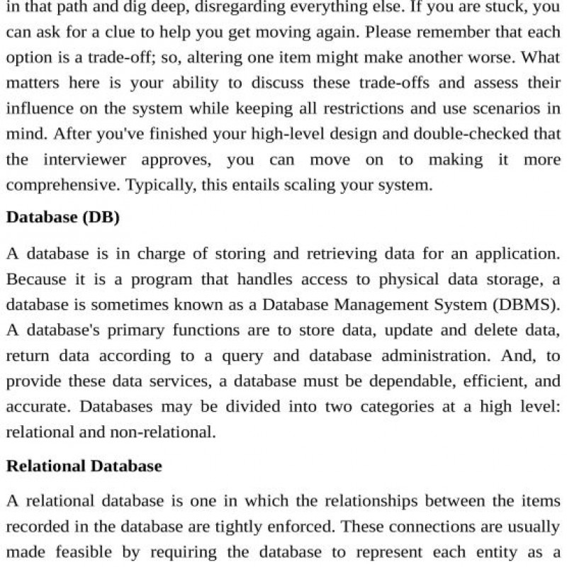 System Design Interview Mastering Basic Introduction to System Analysis and Design (Sách đen trắng)