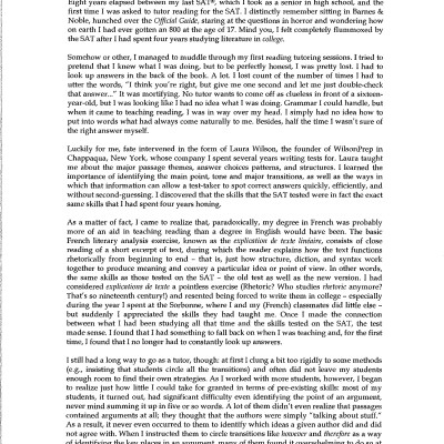 The Complete Guide to SAT Reading, 3rd Edition