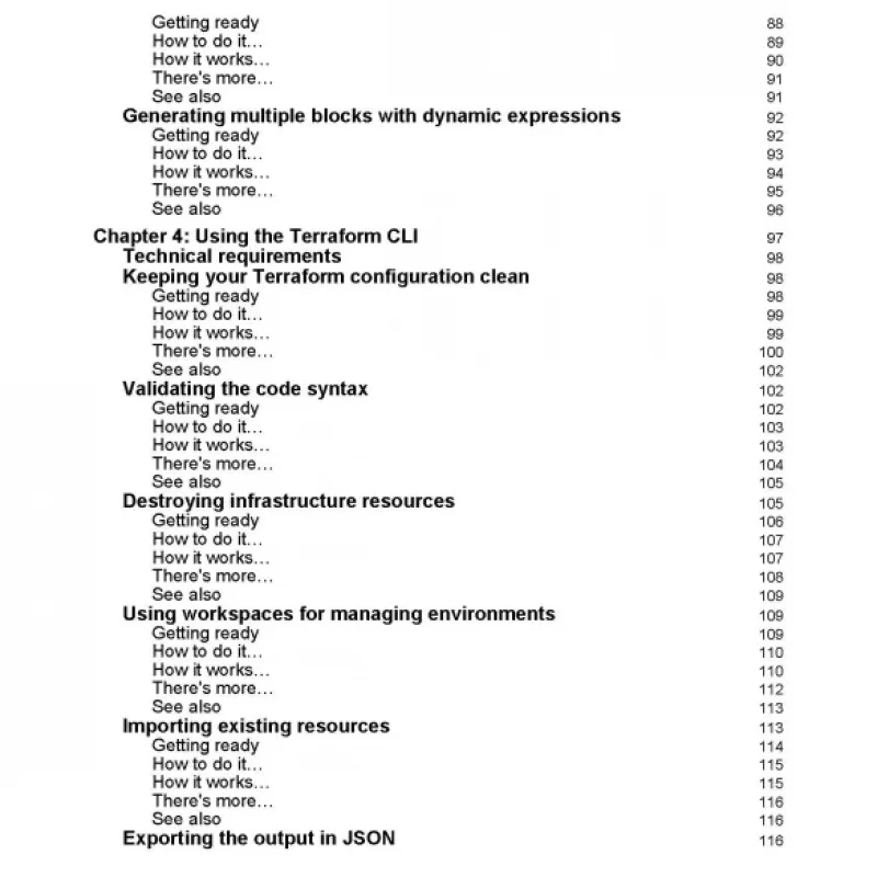 Terraform Cookbook