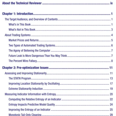 Testing and Tuning Market Trading Systems Algorithms in C++ - Hanoi Bookstore