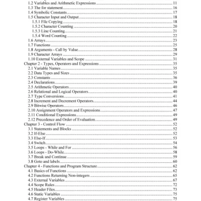 The ANSI C Programming Language