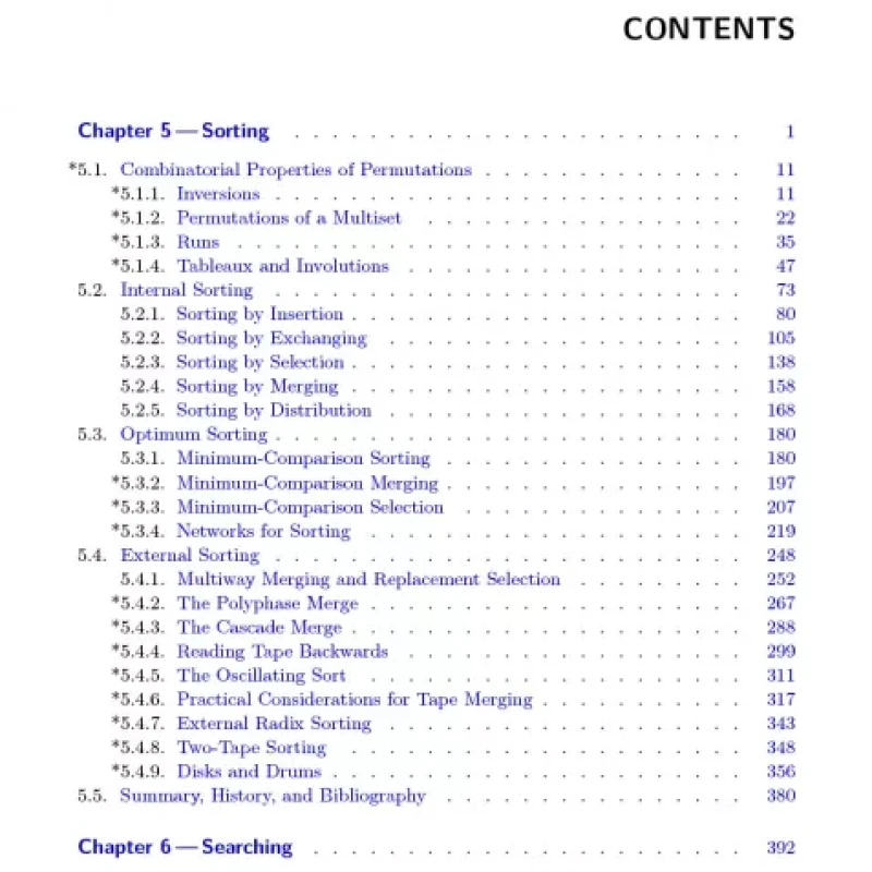 The Art of Computer Programming Volume 3 Sorting and Searching