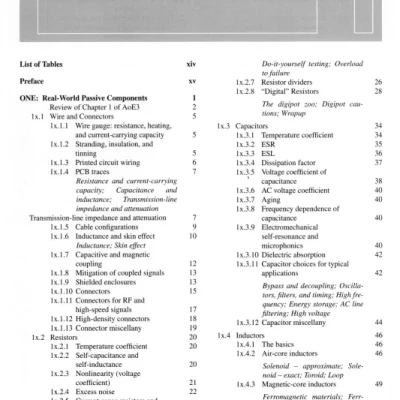The Art of Electronics The x Chapters