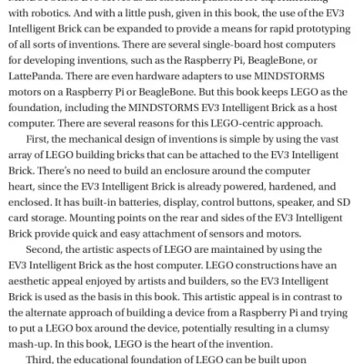 The LEGO Arduino Cookbook