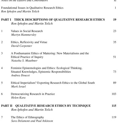 Sách The SAGE Handbook Of Qualitative Research Ethics