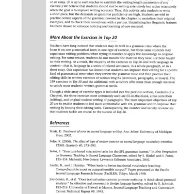 Top 20 Great Grammar for Great Writing ( đen trắng )